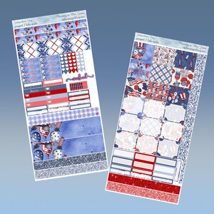Hobonichi Weeks - Independence Day Planner Sticker Kit