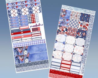 Hobonichi Weeks - Independence Day Planner Sticker Kit