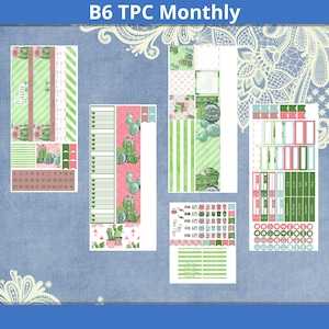 TPC B6 Maandelijks met opties - Juni Cactussen