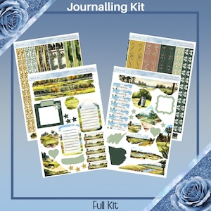 Kit de diario - Hoyo en uno, kit de pegatinas para planificador de golf