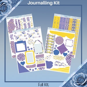 Kit per diario - Kit di adesivi per pianificatore Spring Crocus