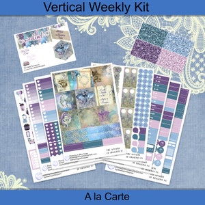 Horizontal -  The Affairs of Dragons Planner Sticker weekly kit 4, 6, 8 page or A La Carte