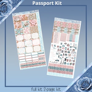 Passport - Baby it's cold Planner Sticker Kit