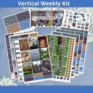 Vertical 7 x 9 - Spellbound Planner Sticker Kit, Weekly 4, 6, 8, page or A La Carte