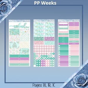 Weeks - パステルクリスマス、プランナーステッカーキット