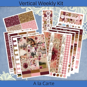 Vertikal 7 x 9 - Majestic Pferde Aufkleber 4, 6, 8 Seite oder A La Carte