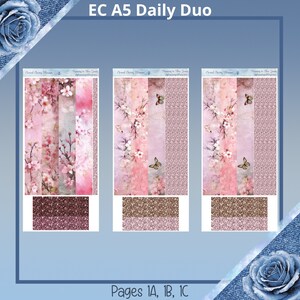 A5, Cousins, Daily Petite, Daily Duo - Fleur de cerisier éternelle