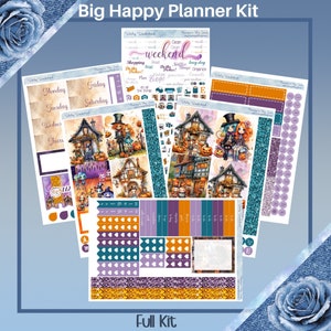 Big Happy Planner- Witchy Wonderland Planner sticker weekly kit 5 pages or A La Carte