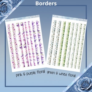 NOVO - Faixas de borda Washi