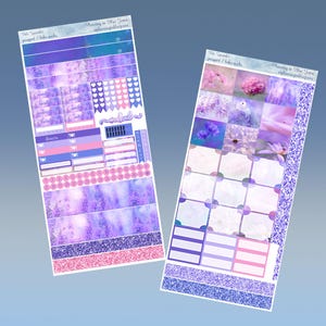 ほぼ日weeksパスポート ペールラベンダー 手帳シールキット