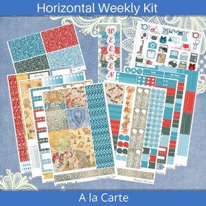 Horizontal - Critical Roll Planner Sticker Kit 4, 6, 8 page or A La Carte