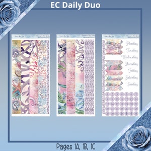 Daily Duo - Zestaw naklejek do planera podwodnego