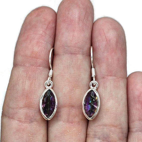 Fire topaz deals earrings