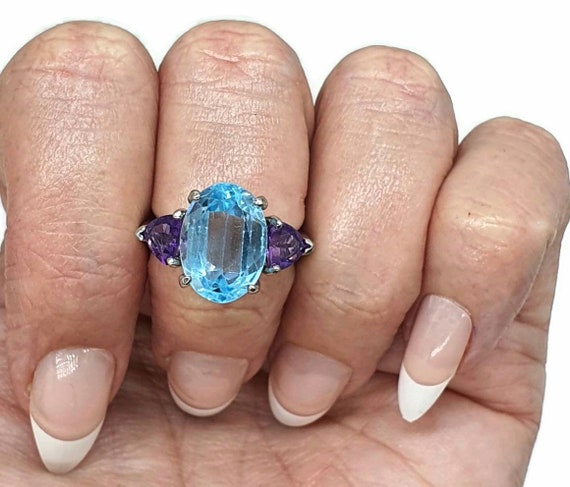 Topaz ring february birthstone ring online