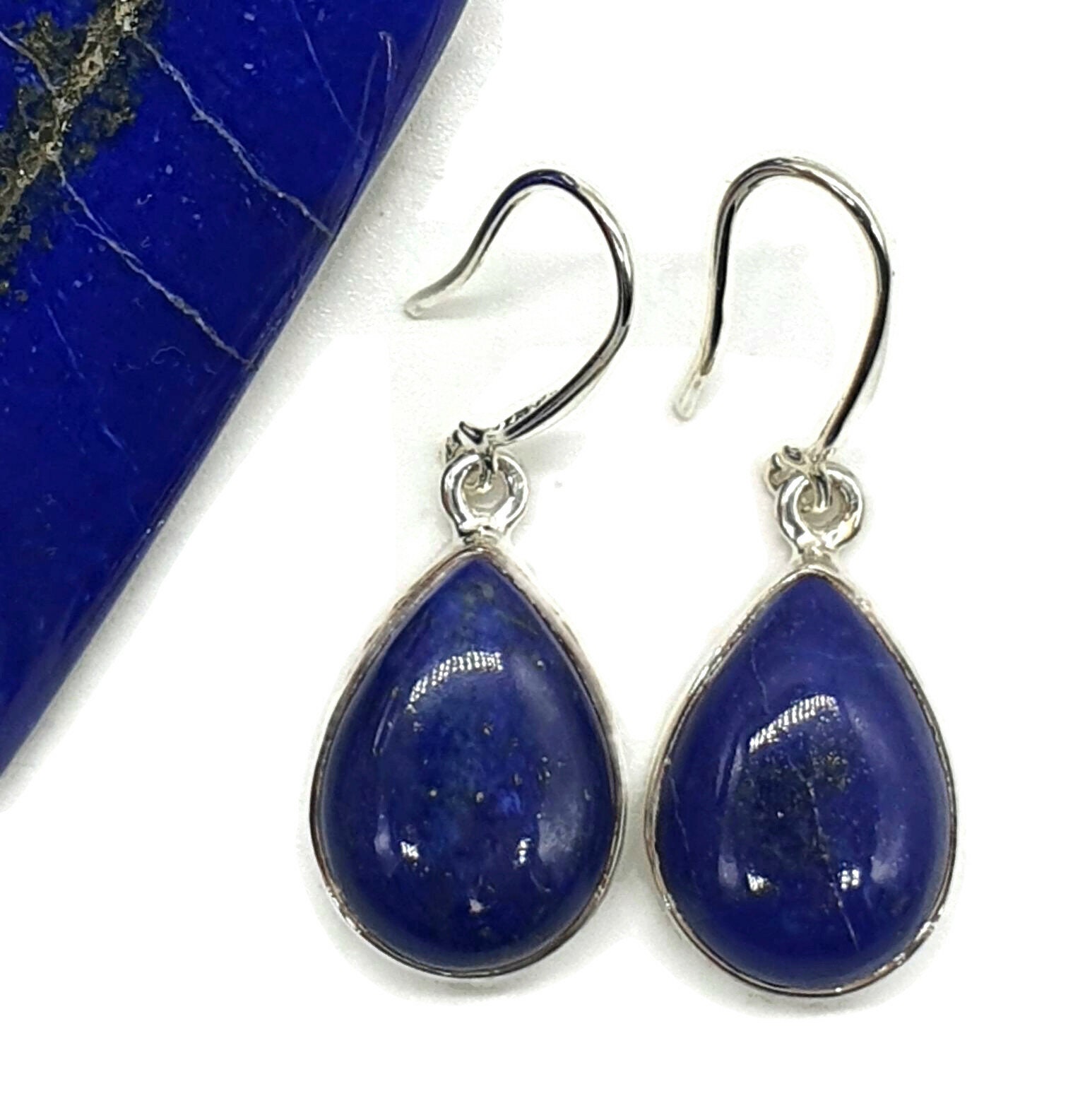 Lapis 2024 stone earrings