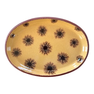 Vintage Huntley Wisconsin Potters Sgraffito Redware Slip Decorated Platter Dish