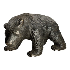 Vintage Antique Hand Carved Black Forest Black Bear Germany