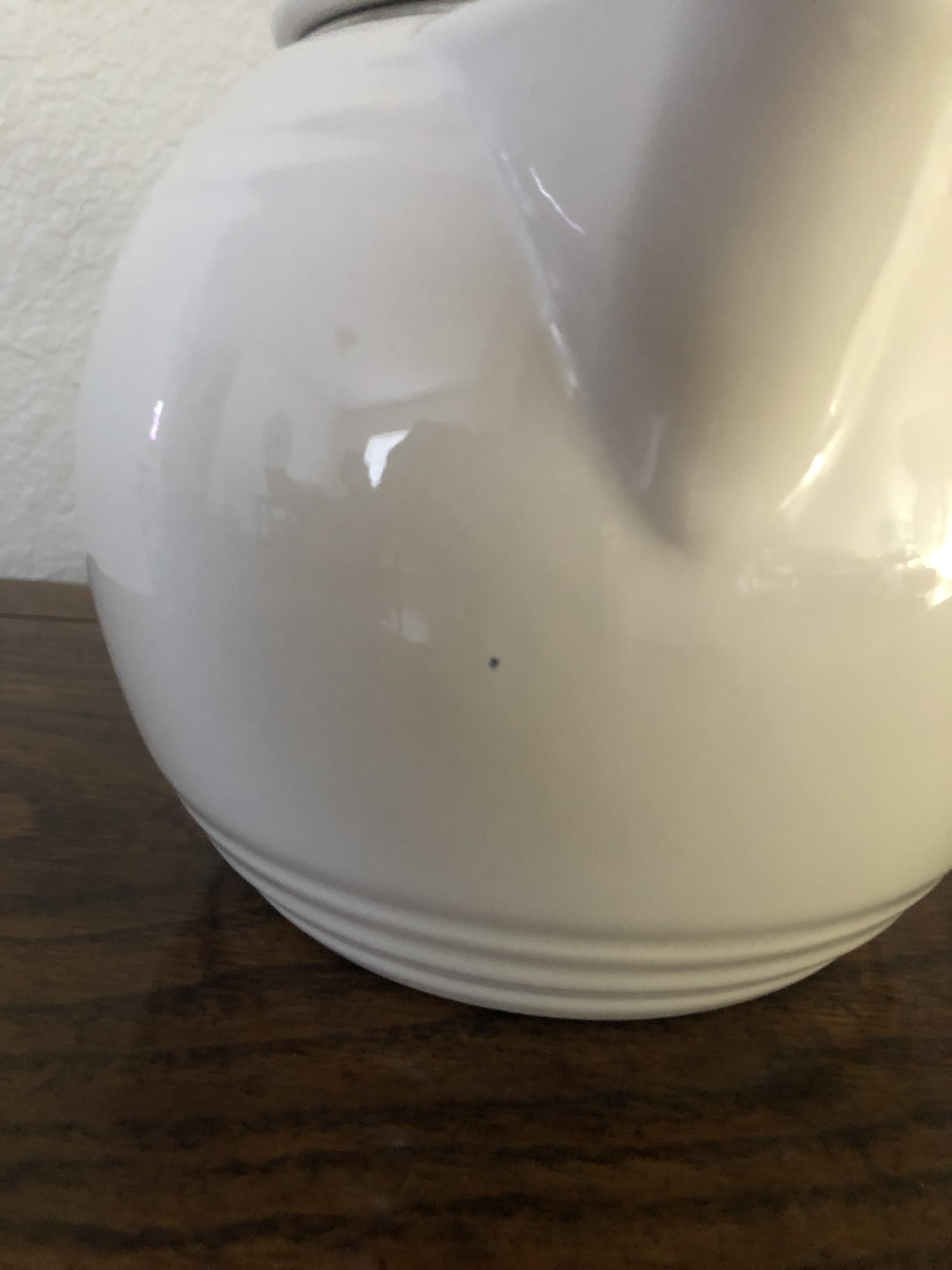 Fiesta White Metal Teapot Copco / A Wilton Industries Etsy UK