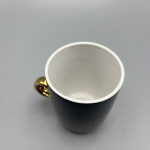 Coffee Mug Gold Ring Handle With Bling Palms Casino Las Vegas image 4