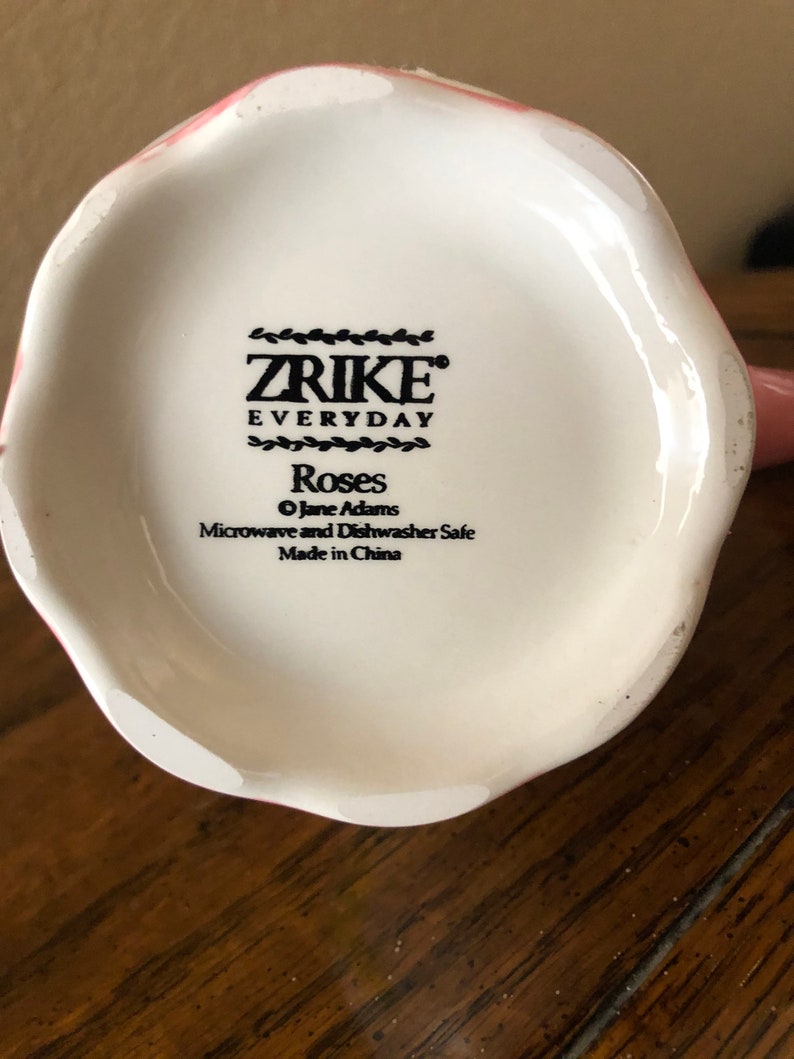 Jane Adams for Zrike ROSES Creamer,