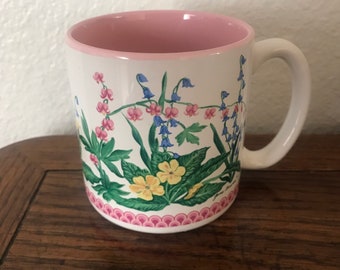 Vintage 1991 Flowers, Inc. Balloons Mug FIB Bogart