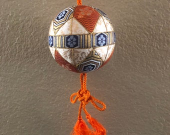 Balón de mano de tela kimekomi japonés 4”