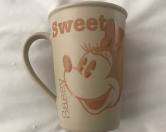 Disney Minnie Mouse ,Vintage ,Collectable Mug  Sweet Precious minnie