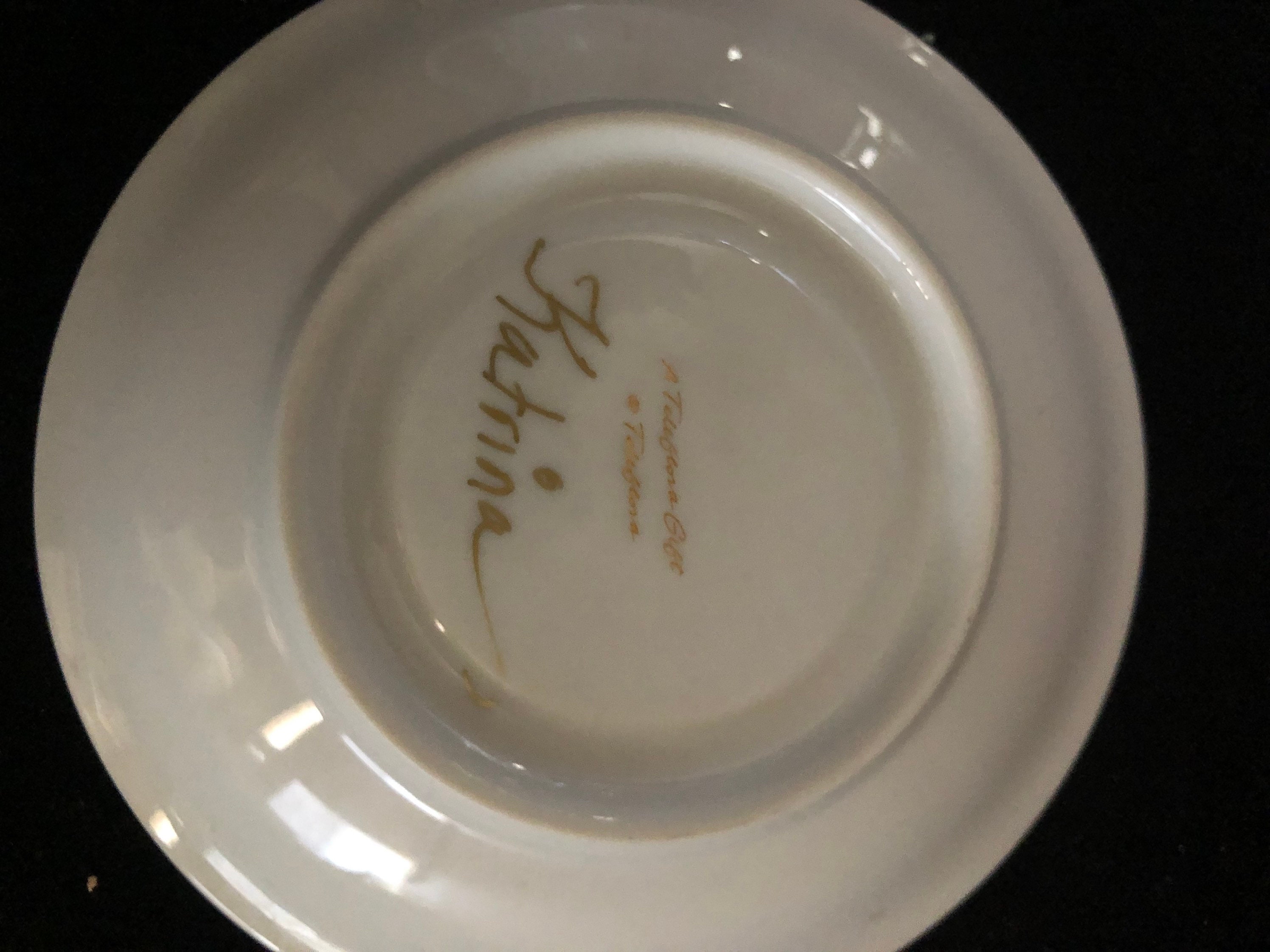 Pretty Vintage Teleflora Gift Tea Cup and Saucer Flower Gold Etsy