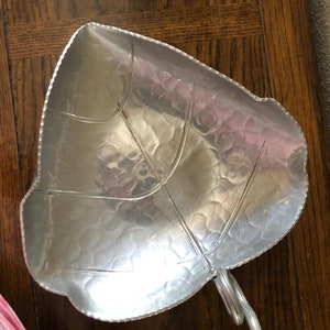 Vintage Buenilum handbought leaf dish