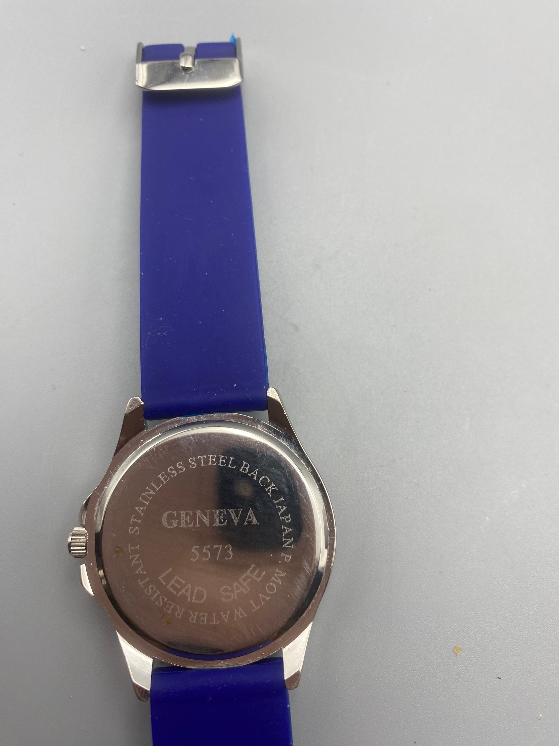 Geneva Silicone Strap Band Watches W rhinestones Etsy