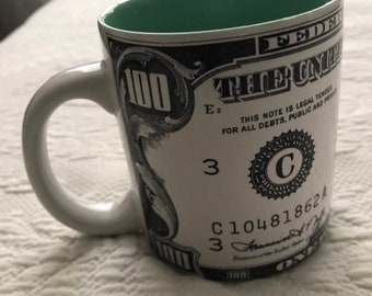 Old School 100 (Hundred) Dollar Bill Mug