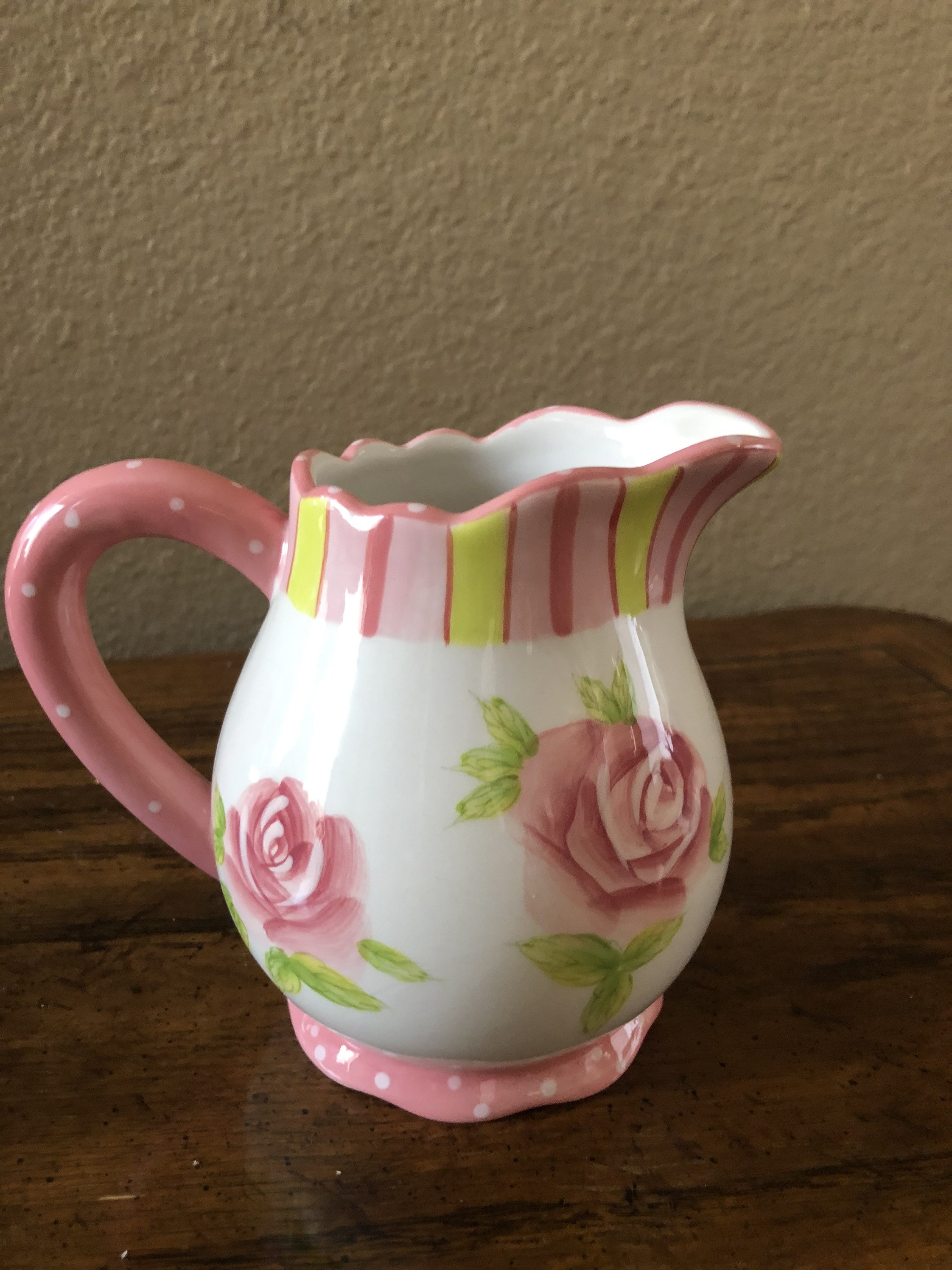 Jane Adams for Zrike ROSES Creamer,
