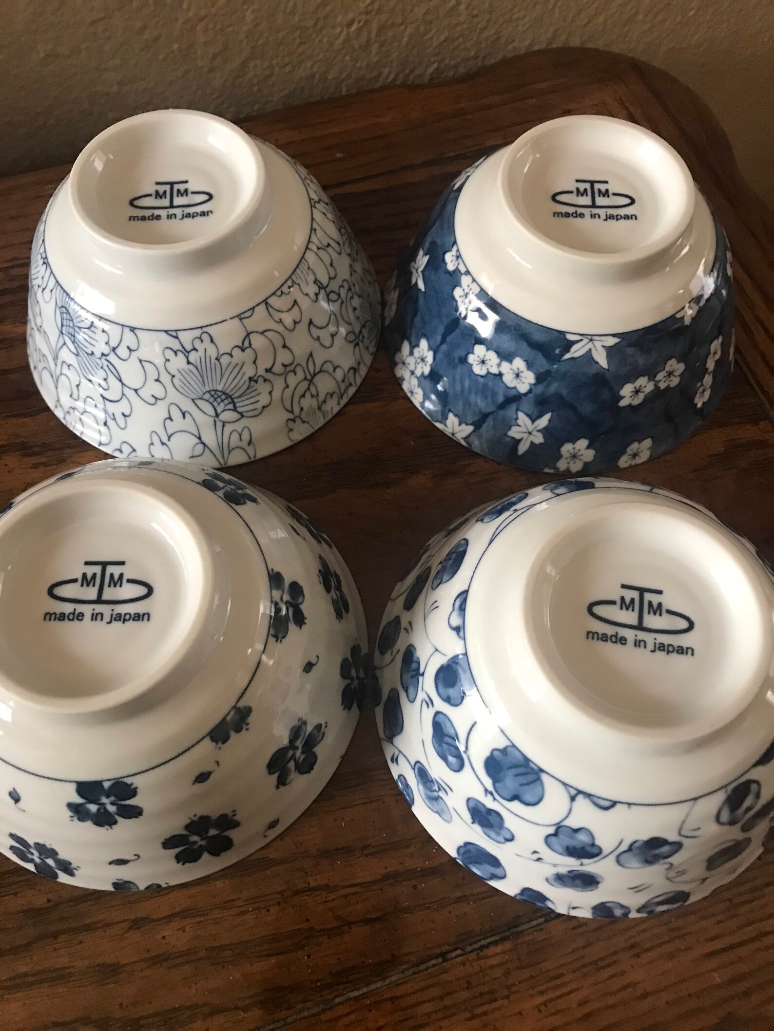 Japanese MTM Made in Japan Bowl Set includes 4 Bowls Etsy