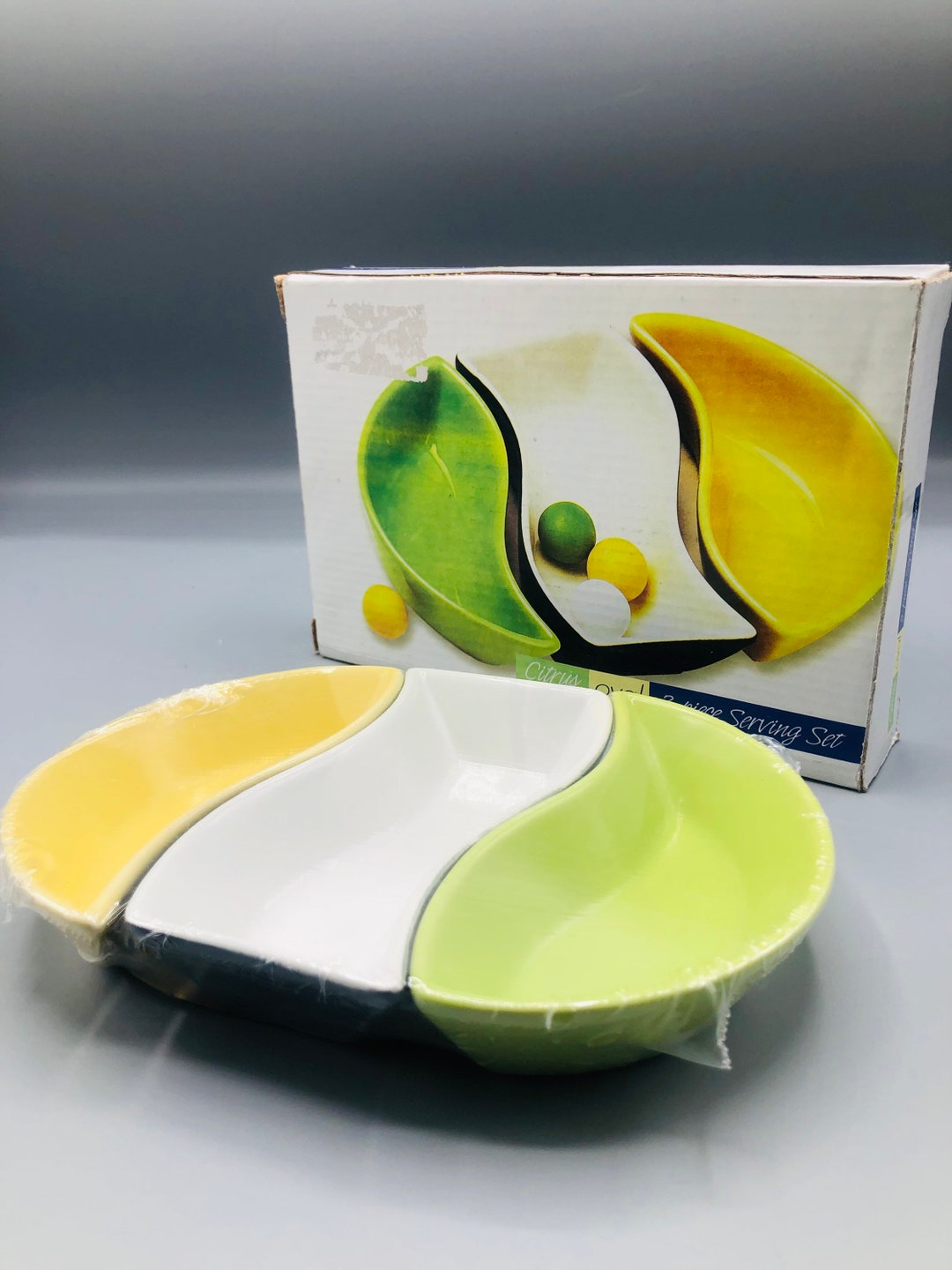 Retro French Serving Dishes Vintage Table Wear Hors Doeuvre Rare