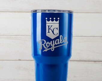 Yeti Tumblers Engraved With Kansas City Royals Personalized Yeti Tumblers 20 oz Kansas City Royals Yeti Gift For Men