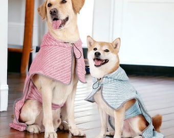 Dog Bathrobe | Dog Absorbent bath towel | Dog Absorbent Bathrobe丨Dog Cat suit | Cute Dog Clothes | Golden Retriever | Dog Dad Gift