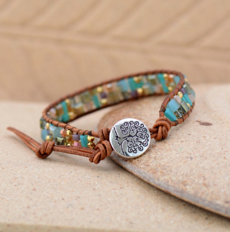 Tila Beads Beaded Stacking Friendship Bracelet Stacks Cuff | Etsy