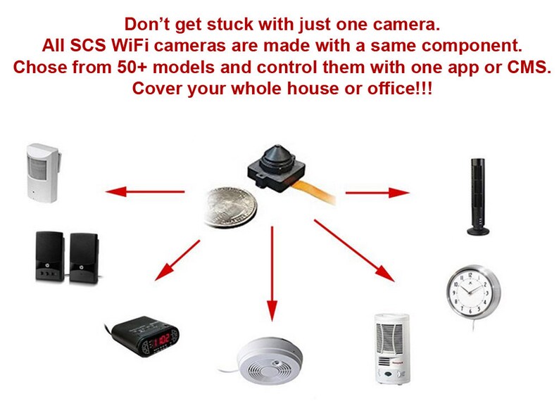 Camera Hidden in a Sculpture Base Spy Camera with WiFi Digital IP Signal Recording /& Remote Internet Access