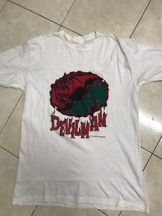 Very rare vintage Devilman anime tshirt /Mospeda/G