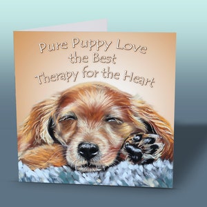 Quote Card Puppy | Quote Card Dog | Puppy Birthday Card | Puppy Greeting Card | Cute Dog Card | Card From The Dog | Birthday Cards Puppy