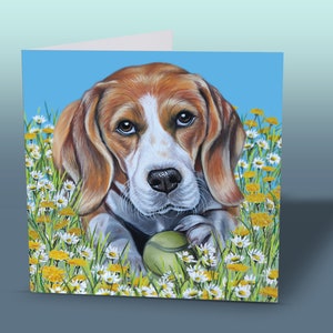 Beagle Grußkarte | Beagle Karte | Beagle Geschenke | Hund Grußkarten | Karte Beagle | Karte Von Hund | Karte von Beagle