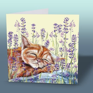 Kitten Greeting Card | Ginger Kitten Card | Cute Cards | Ginger cat Card | Kitten Birthday Card | Card From The Cat