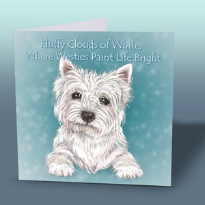 Angebotskarte Westie | Zitat Karte Hund | Westie Geburtstagskarte | Westie Grußkarte | Süße Hundekarte | Karte vom Hund | Geburtstagskarte Westie