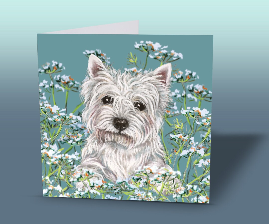 Westie Cards Westie Greeting Cards Westhighland Terrier Gifts Dog