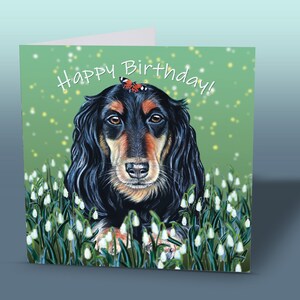 Dachshund Birthday Card - Sausage Dog Card - Wiener Dog Card - Dog Birthday Cards - Card Dachshund - Card From Dog - Dachshund Gifts