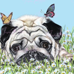 Pug Gifts - Pug Art - Pug Wall Decor - Pug Clipart - Instant Download Dog - Printable Wall Art - Quote Wall Art - Digital Pug Print