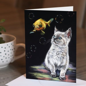 Kitten Birthday Card | Kitten Card | Cat Card | Card With Kitten | Cute Birthday Card | Birthday Card Kitten | Birthday Card | Cute Cards