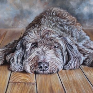 Custom Dog Portrait From Photo FINE ART | Dog Painting | Dog Artwork | Dog Art | Hand Painted Dog Portrait | Commission Dog Painting