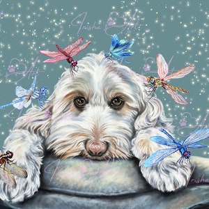 Labradoodle Gifts - Labradoodle Art - Labradoodle Wall Decor - Labradoodle Clipart - Instant Download Dog - Printable Wall Art