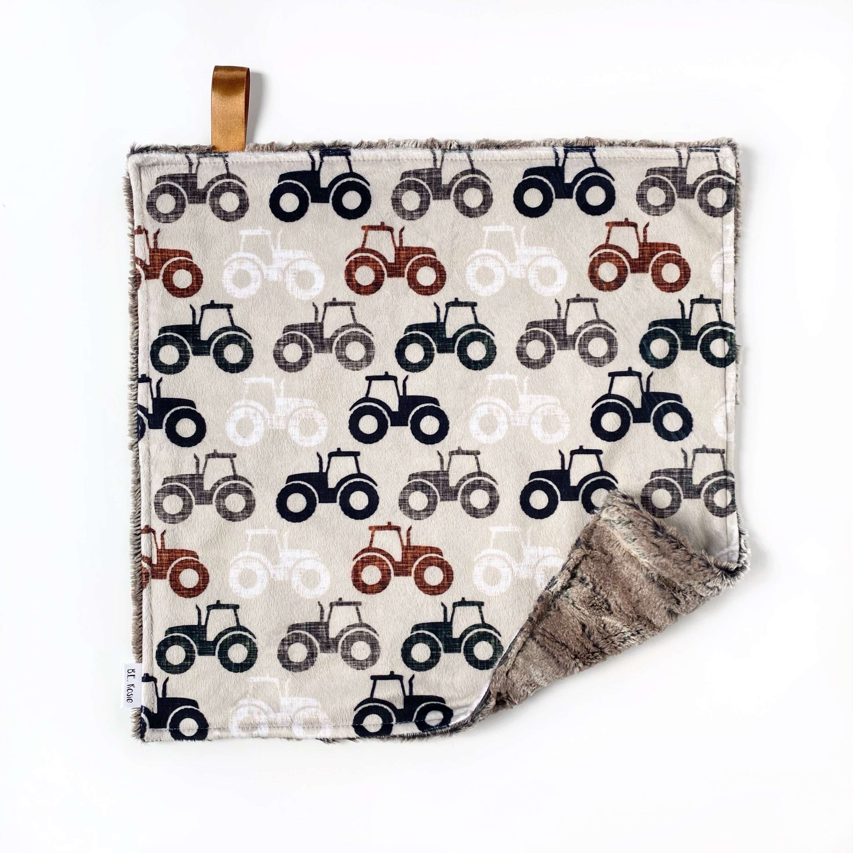 Neutral Tractor Lovey, Tractor Lovey, Farm Boy, Lovey, Baby Gift, Farm